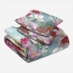 Faro Pościel z satyny bawełnianej malarska łąka NOBILE 220x200 cm