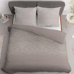 Pościele|inny Pościel z satyny bawełnianej beżowa HOME SATIN 160x200 cm