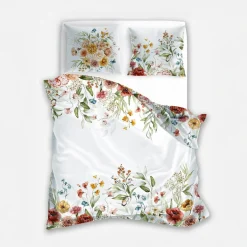 Pościele|Faro Pościel z satyny bawełnianej polne kwiaty NOBILE 220x200 cm