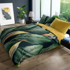 Faro Pościel z satyny bawełnianej liście strelicji NOBILE 160x200 cm