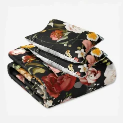 Faro Pościel z satyny bawełnianej w kwiaty NOBILE 160x200 cm