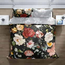 Pościele|Faro Pościel z satyny bawełnianej w kwiaty NOBILE 220x200 cm