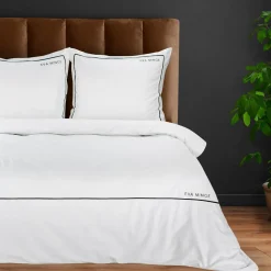 Pościele|EVA MINGE Pościel z satyny bawełnianej biała 220x200 cm