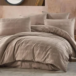 Pościele|Darymex Pościel z satyny bawełnianej jasny brąz MARSELA 160x200 cm