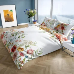 Pościele|Faro Pościel z satyny bawełnianej polne kwiaty NOBILE 140x200 cm