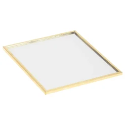 Podkładka lustrzana pod świecę złota MIX 10 cm