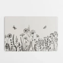 Podkładki Na Stół| Podkładka na stół czarna ŁĄKA 43,5x28