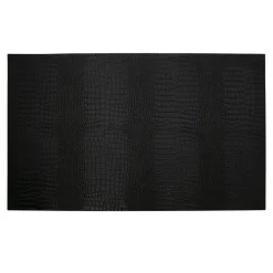 Podkładka na stół skóra węża czarna 45x30 cm