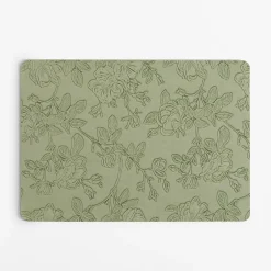 inny Podkładka na stół zielone KWIATY 43x30cm