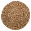 Podkładka pleciona z trawy morskiej okrągła 35 cm