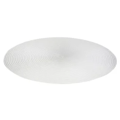Podkładka stołowa okrągła biała 38 cm
