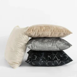 inny Poduszka czarna NORAH 45x45 cm