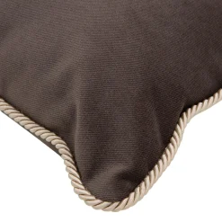 Poduszka dekoracyjna brązowa PAROS 45x45 cm