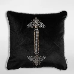 Poduszki Premium|Poszewki I Poduszki Dekoracyjne|inny Poduszka dekoracyjna czarna TWO BEES 45x45 cm