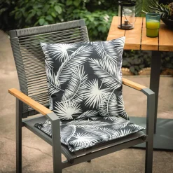 inny Poduszka dekoracyjna, czarna, SAMBA, 45x45 cm