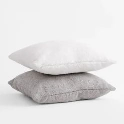 inny Poduszka dekoracyjna jasnoszara BOUCLE 45x45 cm