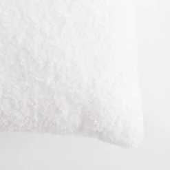 inny Poduszka dekoracyjna śnieżna biel BOUCLE 45x45 cm