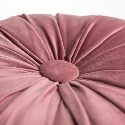 Poduszka dekoracyjna okrągła różowa SELMA 40 cm