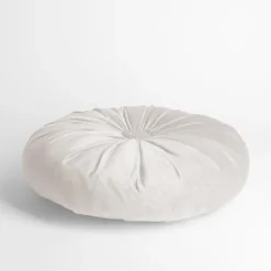 Poszewki I Poduszki Dekoracyjne| Poduszka dekoracyjna okrągła kremowa SELMA 40 cm