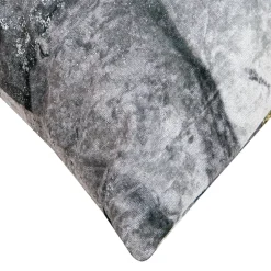 Poszewki I Poduszki Dekoracyjne| Poduszka dekoracyjna szara GEODY CRUSH 45x45 cm