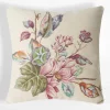 Eurofirany Poduszka dekoracyjna w kwiaty GOBELIN 45x45 cm