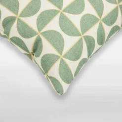 inny Poduszka dekoracyjna w zielone półkola PALEO 45x45 cm