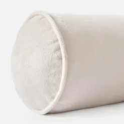 inny Poduszka dekoracyjna wałek kremowa WESLEY