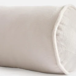 inny Poduszka dekoracyjna wałek kremowa WESLEY