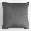 Poszewki I Poduszki Dekoracyjne|Estetica Poduszka dekoracyjna welurowa szara VELVIO 45x45 cm