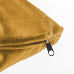 Poszewki I Poduszki Dekoracyjne|Estetica Poduszka dekoracyjna welurowa musztardowa VELVIO 45x45 cm