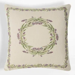 Eurofirany Poduszka dekoracyjna z motywem roślinnym GOBELIN 45x45 cm