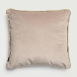 inny Poduszka dekoracyjna złota FLOWERS 45x45 cm