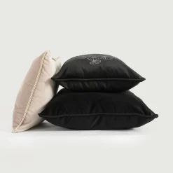 inny Poduszka dekoracyjna złota FLOWERS 45x45 cm