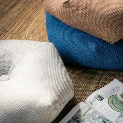 inny Poduszka jasnoszara PUFFY PUF 48x18 cm