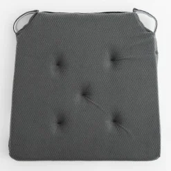 inny Poduszka na krzesło ciemnoszara LUPPA 40x40 cm