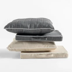 Tekstylia Zewnętrzne|Poszewki I Poduszki Dekoracyjne|inny Poduszka na krzesło ciemnoszara PIPER 40x40 cm