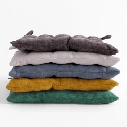 inny Poduszka na krzesło ciemnozielona DALLAS 40x40 cm