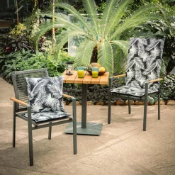 Tekstylia Zewnętrzne|Poszewki I Poduszki Dekoracyjne|inny Poduszka na krzesło, czarna, SAMBA, 50x118 cm