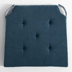 inny Poduszka na krzesło niebieska IRENE 42x40 cm