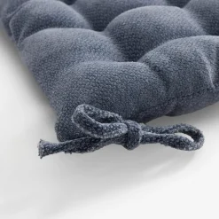 inny Poduszka na krzesło niebieska DALLAS 40x40 cm