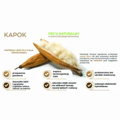 inny Poduszka naturalna KAPOK 40x40 cm