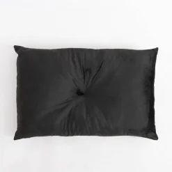 inny Poduszka pikowana czarna LESLEY 40x60 cm