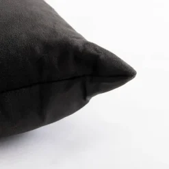 inny Poduszka pikowana czarna LESLEY 40x60 cm