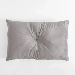 inny Poduszka pikowana jasnoszara LESLEY 40x60 cm