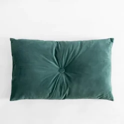 inny Poduszka pikowana zielona LESLEY 40x60 cm