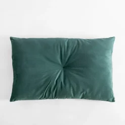 inny Poduszka pikowana zielona LESLEY 40x60 cm