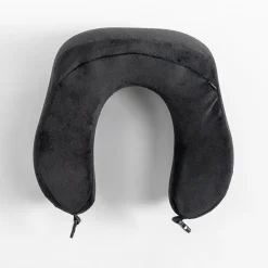 Tekstylia Zewnętrzne|Kołdry I Poduszki|inny Poduszka podróżna rogal czarna 30x27x10 cm