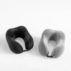 Tekstylia Zewnętrzne|Kołdry I Poduszki|inny Poduszka podróżna rogal czarna 30x27x10 cm