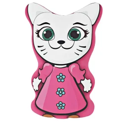 Dzieci Darymex Poduszka przytulanka różowa KICIA 40x28,5 cm