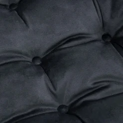 Estetica Poduszka siedzisko na krzesło ciemnoszara VELVIO 40x40 cm